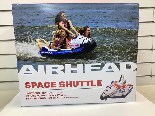 Airhead Space Shuttle 1-3 Person Towable Tube for Boating