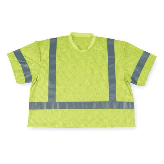CONDOR XL Polyester Mesh T-Shirt, Lime -Size XL