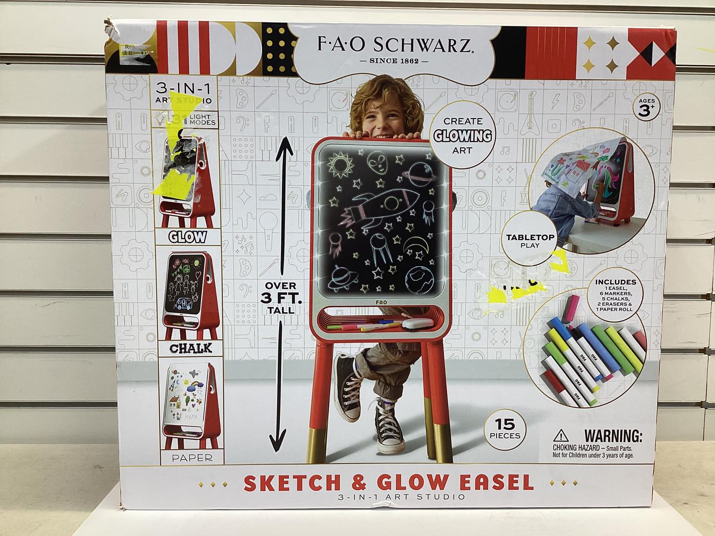 FAO Schwarz Floor Standing Easel