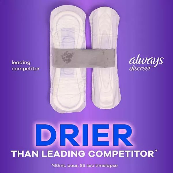 Always Discreet plus Incontinence Pads for Women, Moderate, 153 ct.