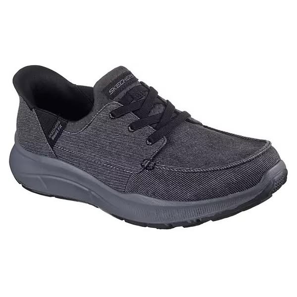 Skechers Men's Hands Free Swift Fit Canvas Sneaker Size 11