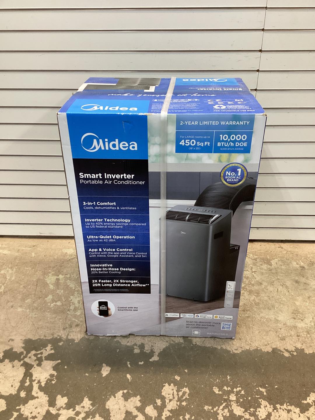 Midea Duo 10000 BTU DOE Portable Air Conditioner with Smart Inverter