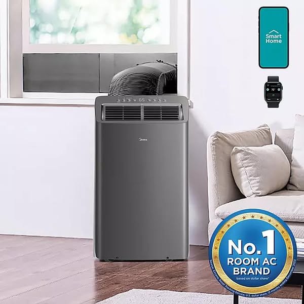 Midea Duo 10000 BTU DOE Portable Air Conditioner with Smart Inverter