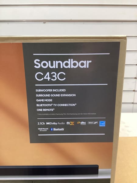 Samsung HW-C43C 2.1 ch DTS Virtual:X Soundbar With Subwoofer