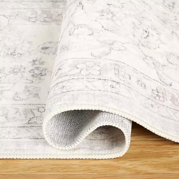 Member's Mark Everwash Washable 9' x 12' Area Rug Light Grey