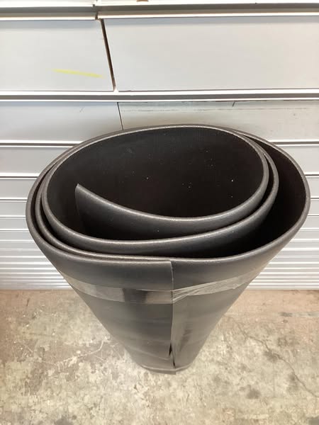 Neoprene 1/4 in. x 60 in. x 48 in. Commercial Grade 40A Soft Rubber Sheet Rolls
