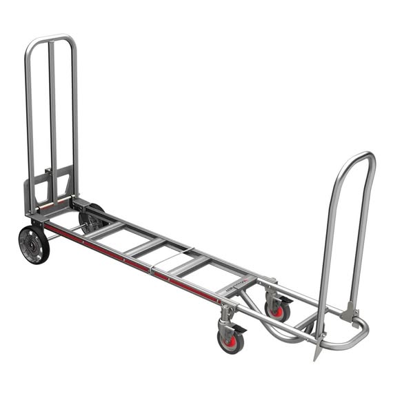 MAGLINER Hand Truck, 4 Wheel, Load Cap 200 Lb
