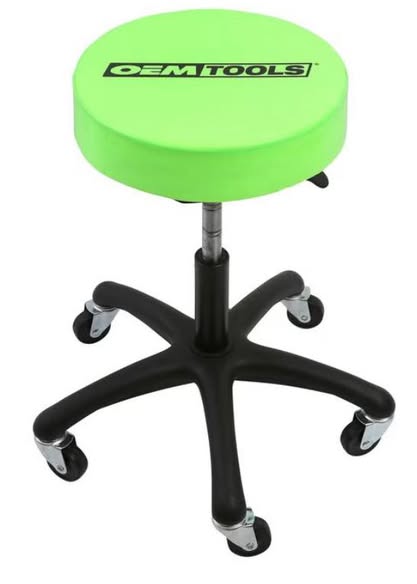 OEMTOOLS Multi Purpose Pneumatic Rolling Stool