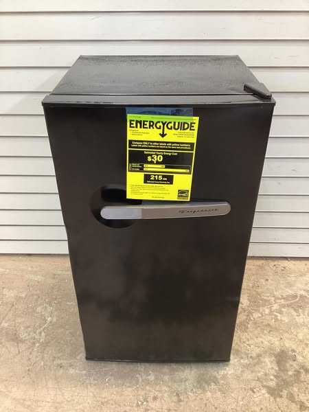 Frigidaire 3.2 cu. ft. Retro Mini Refrigerator with Side Bottle Opener in Black