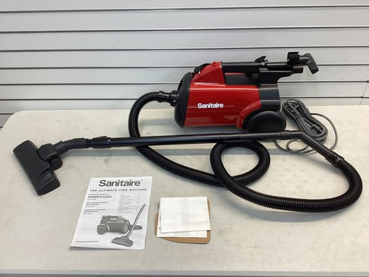 Sanitaire Canister Vacuum, Red 19.2 x 17.75 x 11.3 inches