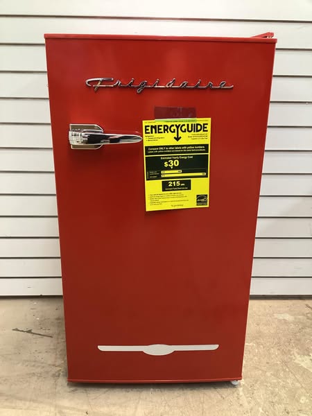 Frigidaire 3.2 cu. ft. Retro Mini Fridge in Red