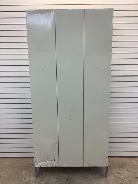 HALLOWELL Box Locker, 36 in W, 12 in D, 78 in H, (3) Wide, (6) Tier
