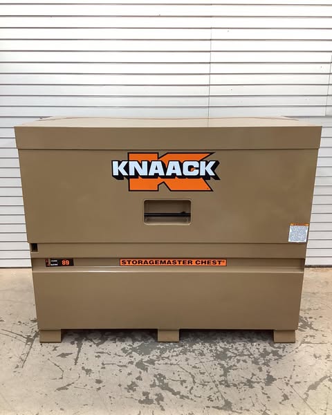 Knaack 49 in. W x 30 in. L x 60 in. H, Steel Jobsite Storage Piano Box