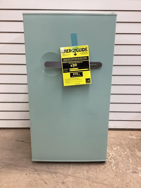 Frigidaire 3.2 cu. ft. Retro Mini Refrigerator with Side Bottle Opener in Sage Green