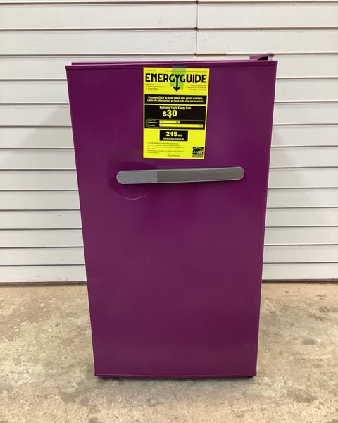 Frigidaire 3.2 cu. ft. Retro Mini Refrigerator with Side Bottle Opener in Purple