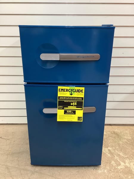 Frigidaire 19 in. 3.2 cu. ft. 2 Door Retro Mini Refrigerator