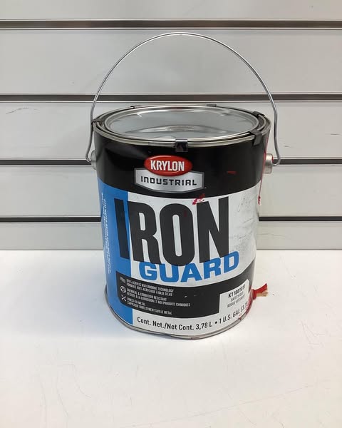 KRYLON Acrylic Coating: Interior, Light to Medium Industrial Color Red 1 Gallon