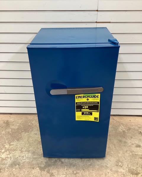 Frigidaire 3.2 cu. ft. Retro Mini Refrigerator with Side Bottle Opener in Blue