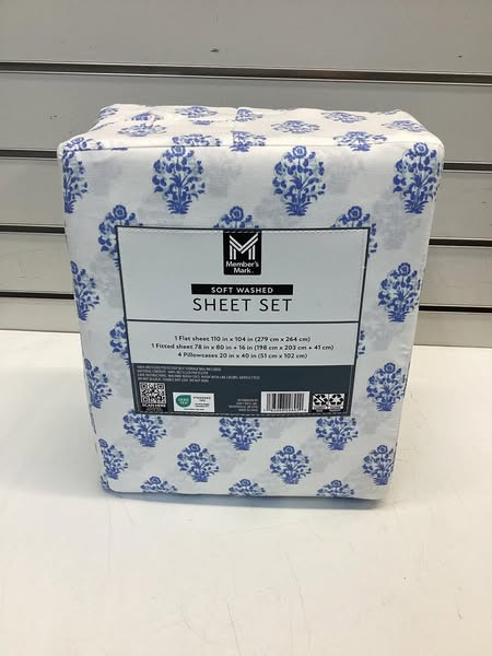 Member's Mark Soft Washed Sheet Set King Size
