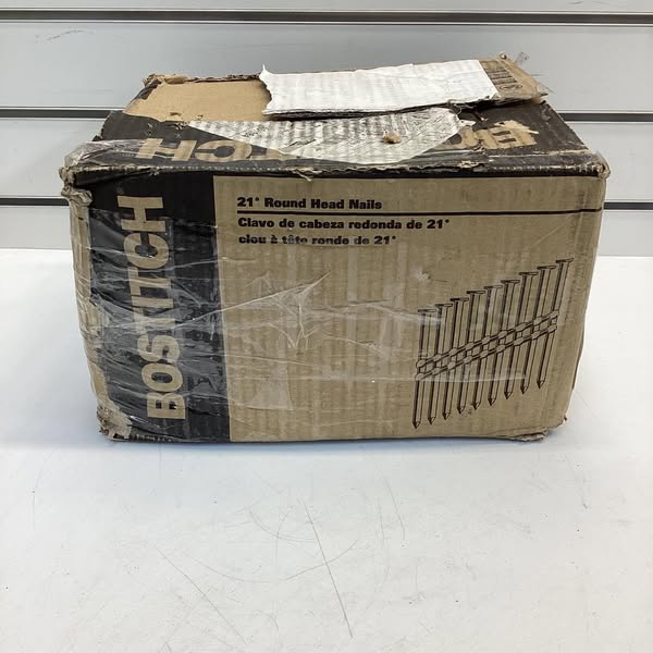 Bostitch 2-3/8" x .113 21° Plastic Bright Ring Shank Full Round Head Framing Nails - Approx. 5,000 Count