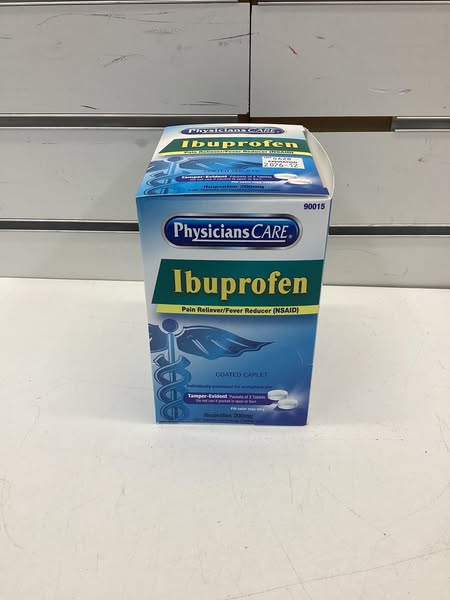 PhysiciansCare Ibuprofen Medication (2-Pack, 200 mg, 50-Packs/Box)