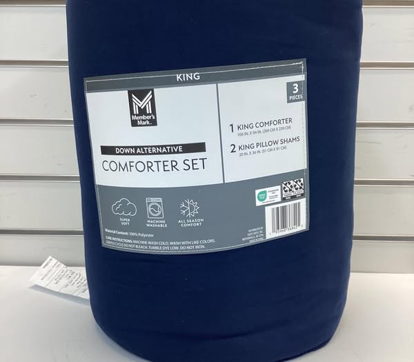 Member's Mark 3-Piece Down Alternative Comforter Set King Size