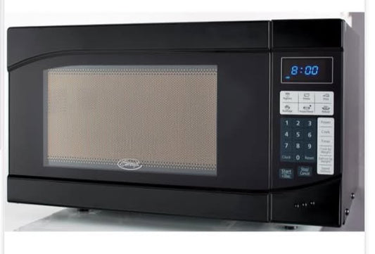Ginny's .9 Cu. Ft. Metallic Microwave
