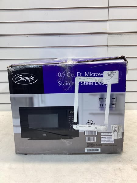 Ginny's .9 Cu. Ft. Metallic Microwave