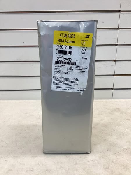 ESAB Stick Electrode: Carbon Steel, E7018-1 H4R, 1/8 in x 14 in, 50 lb, Atom Arc 7018