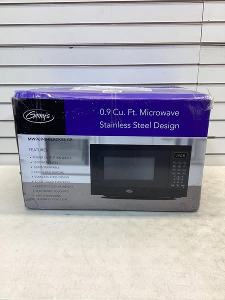 Ginny's .9 Cu. Ft. Metallic Microwave
