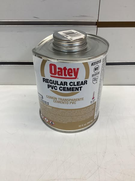 Oatey 32 oz. Regular Clear PVC Cement
