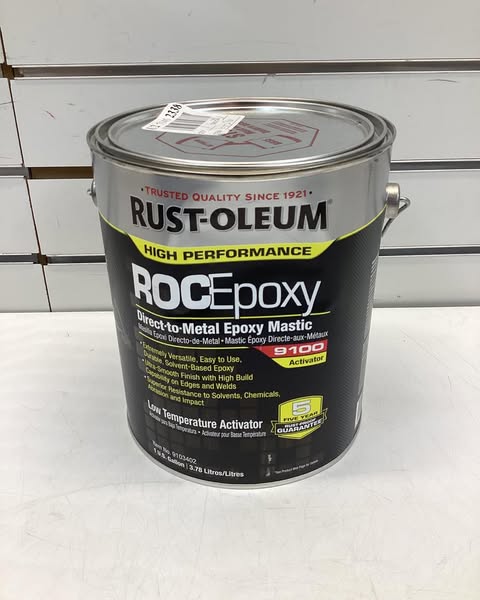 RUST-OLEUM Epoxy Mastic Coating Base, White 1 gal, 125 to 200 sq ft/gal