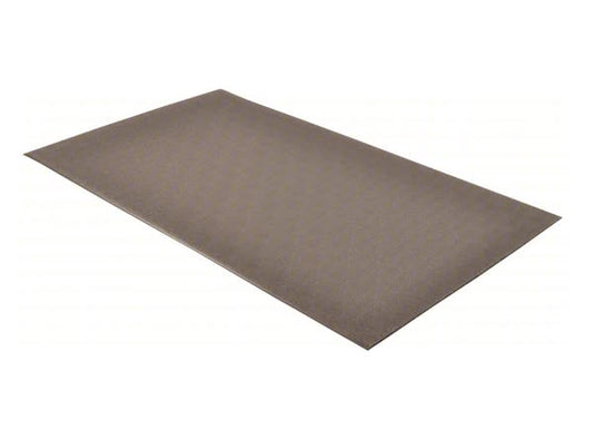 Antifatigue Runner: Pebble, 3 ft x 12 ft, 3/8 in Thick, Black, PVC Foam, Beveled Edge