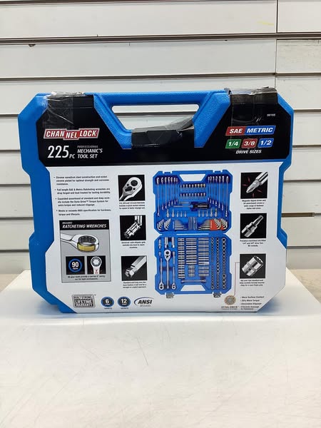 Channellock 225pc Professional Mechanic's Tool Set