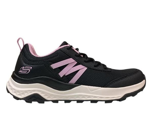 Skechers Women's Mesh Trail Sneaker Black/Pink Color Size 7