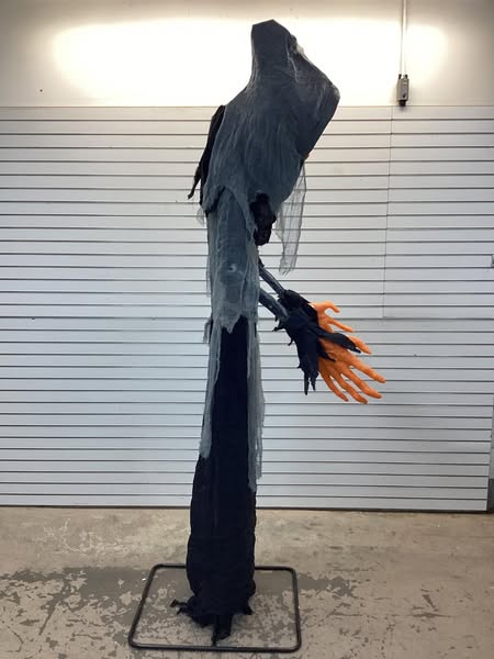 Lewis & Friends™ 8' Halloween Light and Sound Lewis the Pumpkin Ghoul - Hyde and EEK! Boutique