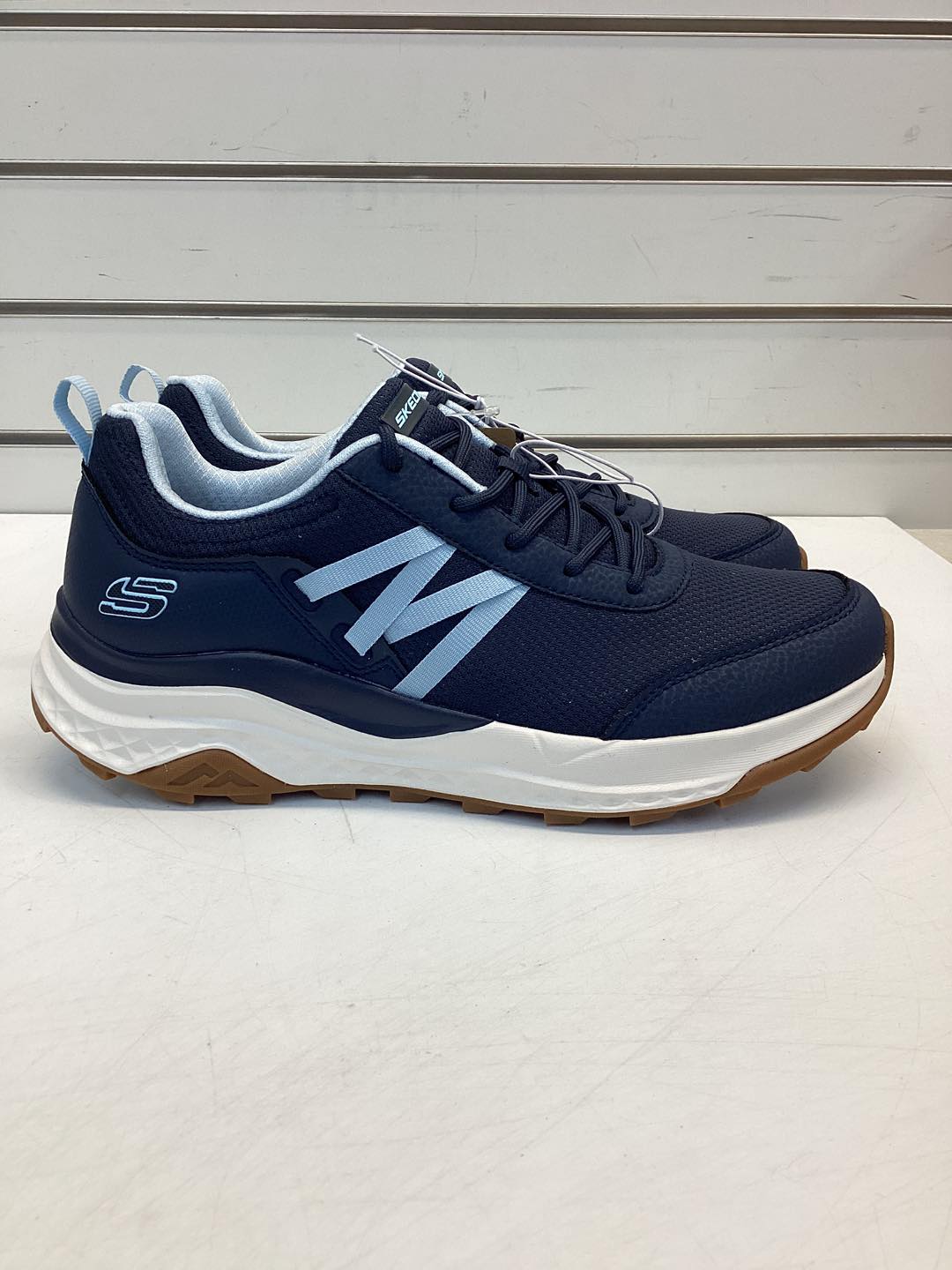 Skechers Women's Mesh Trail Sneaker Navy Color Size 9