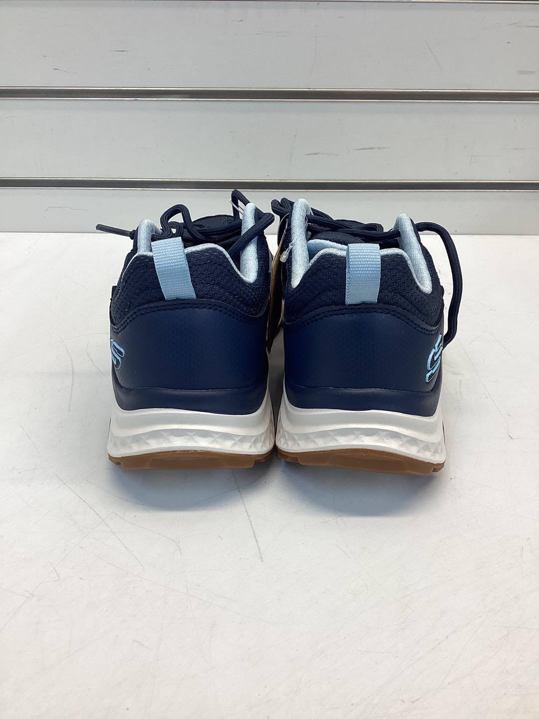 Skechers Women's Mesh Trail Sneaker Navy Color Size 7.5