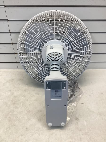 AIR KING Wall Mount Fan: 16 in Blade Dia, Oscillating, 3 Speeds
