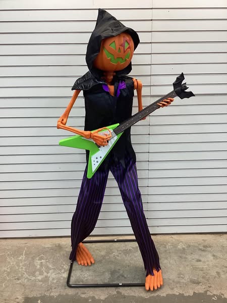 Hyde and Eek! 5'5" LED Sound & Motion Activated Pumpkin Rocker
