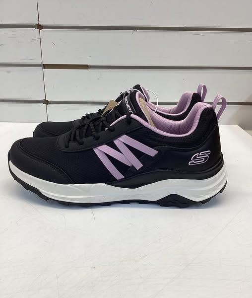Skechers Women's Mesh Trail Sneaker Black/Pink Color Size 8.5