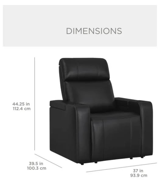 Member’s Mark Ashton Home Theater Power Recliner