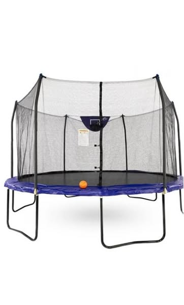 Skywalker Trampolines 14' Heavy Duty Trampoline with Basketball Hoop