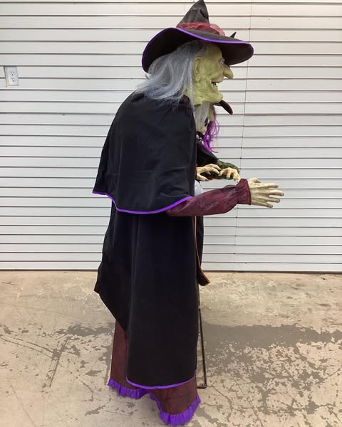 Member's Mark Pre-Lit Animated Crystal Ball Witches, Set of 2
