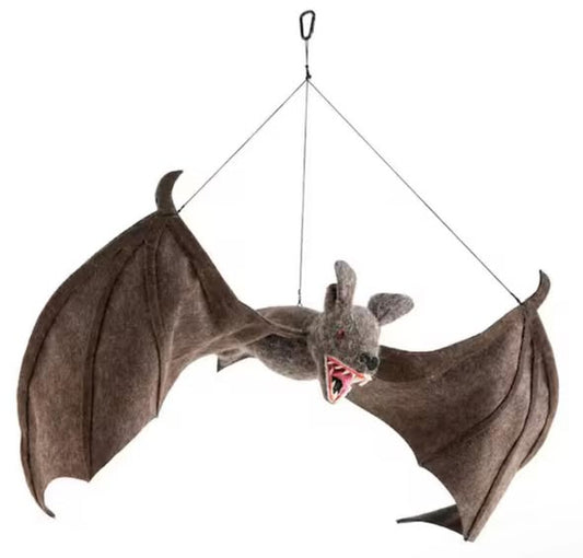 Home Accents Holiday 2.5 ft. Poseable Brown Bat