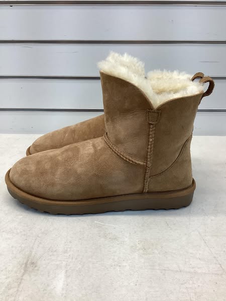 Member's Mark Women's Genuine Australian Sheepskin Shearling Boots Chestnut Color Size 8