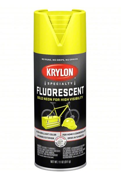 KRYLON Spray Paint Fluorescent Lemon Yellow