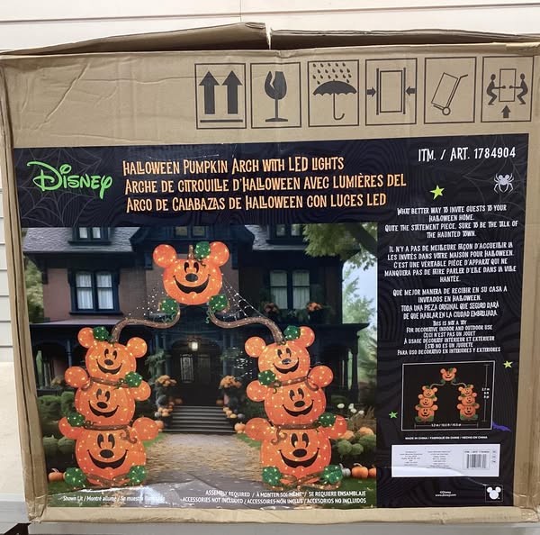 Disney Halloween Pumpkin Arch