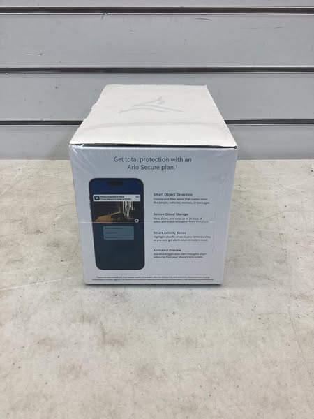 Essential XL 3-Camera Outdoor Wireless 2K Security Camera (2nd Generation) with 4x Longer Battery Life - White