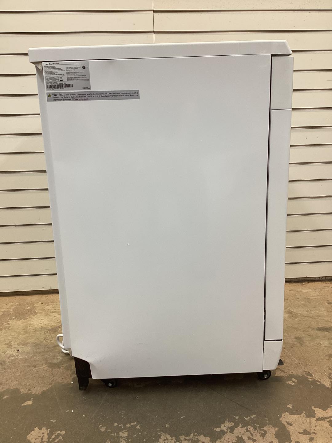 Hamilton Beach 18" Portable Dishwasher in White